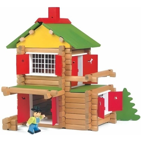 Playset Jeujura My Wooden Chalet (135 Onderdelen)