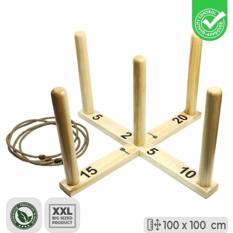Mega XL - 100x100 cm x 51 cm hoog - Ringwerpen  Top Kwaliteit