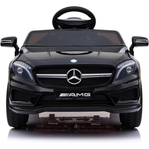 Elektrische Kinderauto Mercedes-Benz GLA45 AMG Zwart 12V Met Afstandsbediening