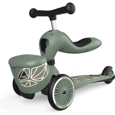 Scoot & Ride Highwaykick One Lifestyle Green Lines Step Groen