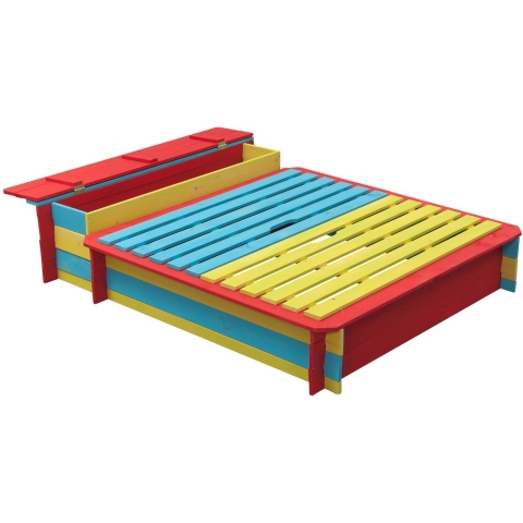 Swing King zandbak Jade 150x120x25/35cm - multikleur