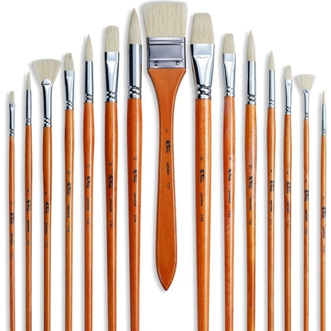 Set van Penselen - Kwasten - Verven – Schilderen - Painting Brush Set - Schilderen verf kwasten