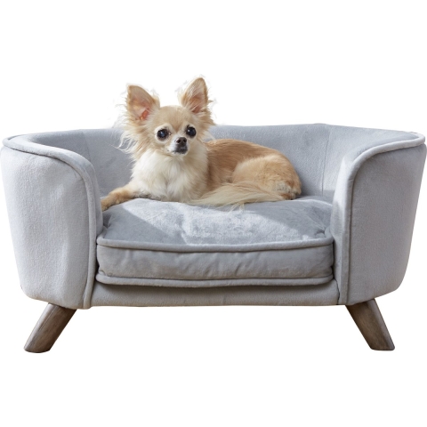 Enchanted pet Enchanted hondenmand sofa romy grijs