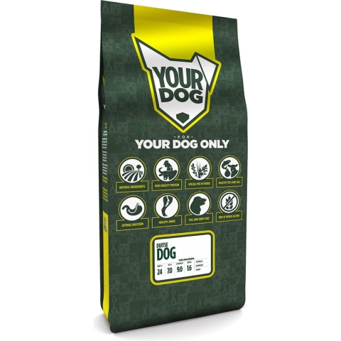 Yourdog Duitse dog Rasspecifiek Adult Hondenvoer 12kg | Hondenbrokken