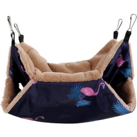 Chinchilla Ferret Hammock 34*34cm Hammock for Small Animals Hammock for Hamster Chinchilla Guinea Pig Rat Mouse Squirrel Hedgehog Small Animals