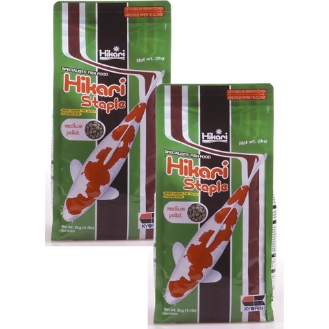 Hikari Staple Large - Vijvervoer - 2 x 2 kg