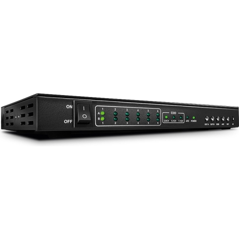 LINDY 6x2 HDMI 4K Matrix Switch UHD 3D PiP 2160p24 max MHL 2.0