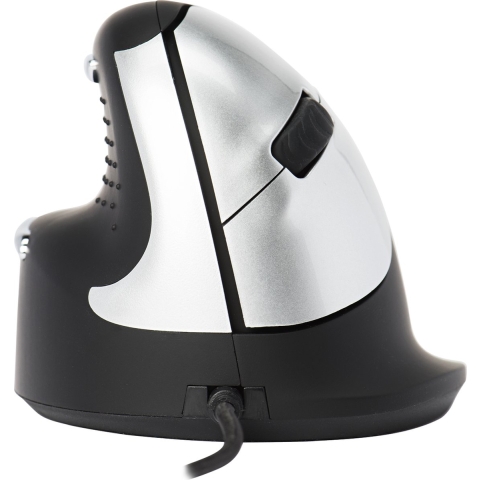 R-Go HE ergonomische muis, verticale muis, voorkomt RSI, medium (handlengte 165-185mm), linkshandig, bedraad, zwart
