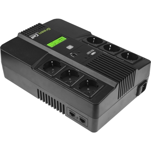GREEN CELL UPS AiO 800VA 480W Met LCD Scherm