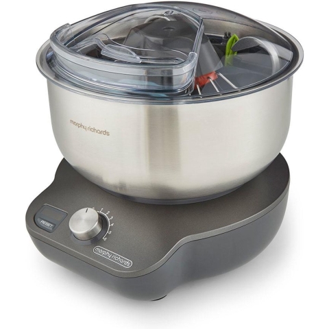 Morphy Richards 400520 mixer Staande mixer 600 W Grijs, Roestvrijstaal