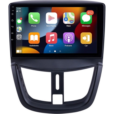 BG4U - Android navigatie radio geschikt voor Peugeot 207 met Apple Carplay en Android Auto