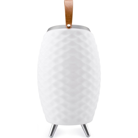FlinQ Bali M - Speaker Lamp - Draadloze Speaker - Wijnkoeler - Tafellamp - Bluetooth - RGB - Wit