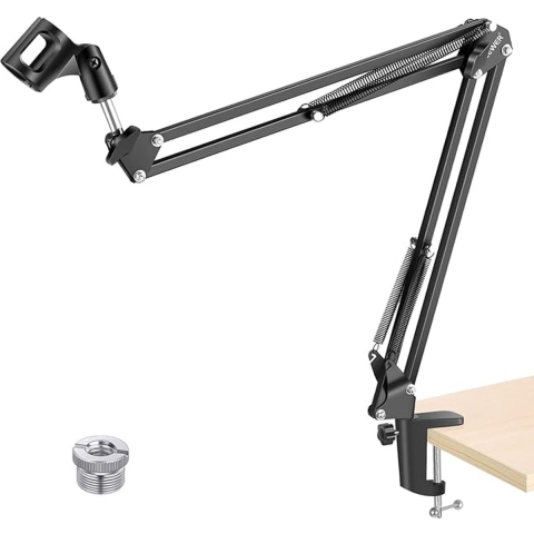 professional microphone arm - QuadCast Boom Arm Stand / microfoonhouder, microphone arm standard adjustable microphone stand 42.9 x 15.6 x 5.3 cm