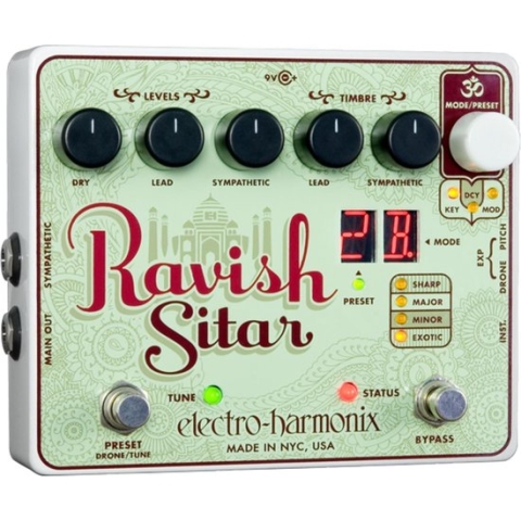 Electro Harmonix Ravish Sitar - Effect-unit voor gitaren