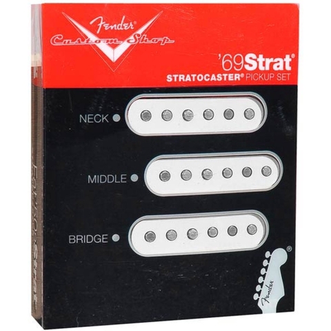 Pickup set Fender Custom Shop White Stratocaster® Custom ‘69