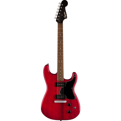 Squier Paranormal Stratosonic (Crimson Red Transparent) - Elektrische gitaar