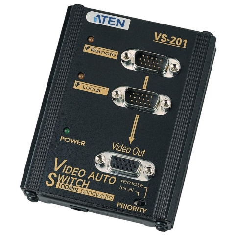 VGA Switch 2 Port Video Switch up to 65m 1920 x 1440 DDC:DDC2:DDC2B