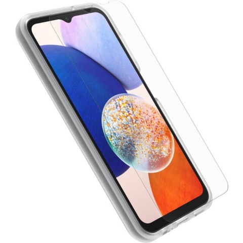 OtterBox React Samsung A14 Hoesje Transparant + Screen Protector