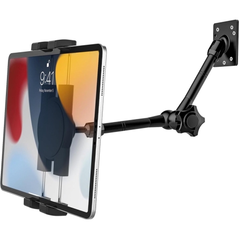 Tablet Wandhouder - Verstelbare Houder voor Keuken - Universele Tablet Houder voor iPad, Samsung Galaxy en Andere Tablets - Handige Muurmontage voor Koken en Entertainment