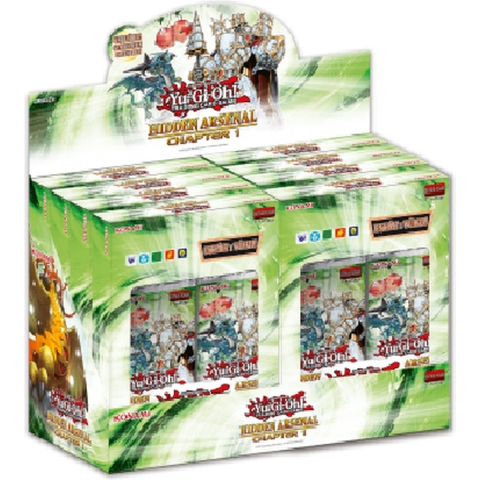 Yu-Gi-Oh! Hidden arsenal chapter 1 incl Dice, 1st edition boosterbox