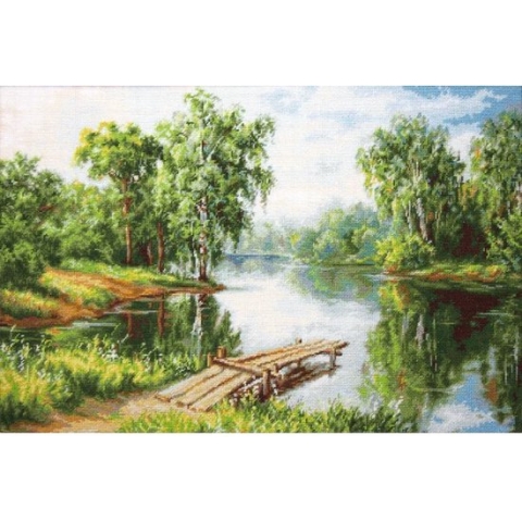 A cool place - borduurpakket met telpatroon - Luca-S - b548