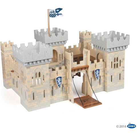 Papo Ridderkasteel met Vlaggentoren en Ophaalbrug