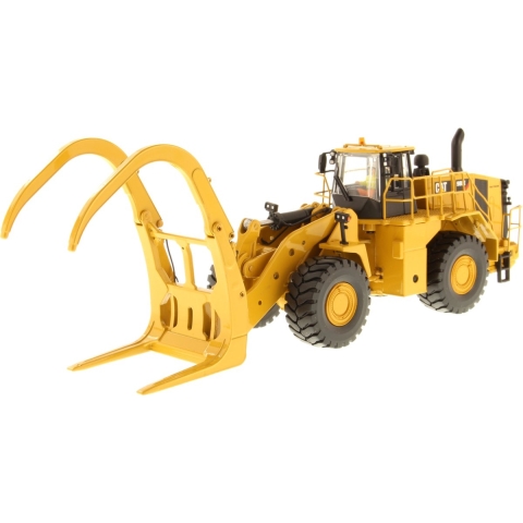 Caterpillar 988K Wheel Loader With Log Grapple - 1:50 - Diecast Masters - High Line Series