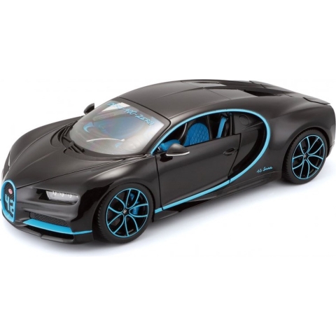 Bburago Bugatti Chiron ZERO-400-ZERO MONTOYA #42 modelauto schaalmodel 1:18