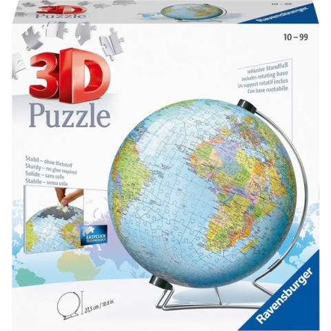 Ravensburger 3D puzzel de aarde (Engels) - 3D Puzzel - 540 stukjes