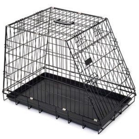 Topmast Hondenbench - Autobench - Met Schuine Zijde - 92 x 63 x 72 cm - Incl. Kunststof Lade