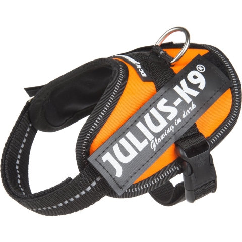 Julius-K9 IDC®High Visibility Powertuig, S - Mini, UV oranje
