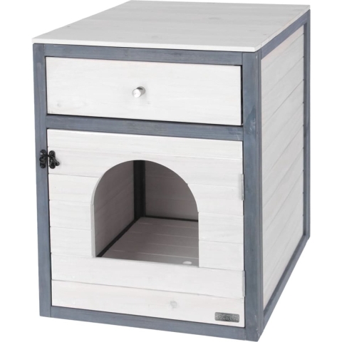 Kerbl-Kattenbakkast-Ida-45x58x60-cm-wit-en-blauw