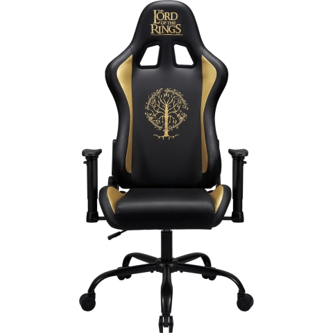 Subsonic Pro Gamestoel Lord of the Rings - Gamestoel - Verstelbare Hoogte en Rugleuning - Zwart/Goud - SA5609-LR1