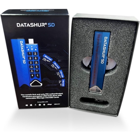 iStorage datAshur SD flashdrive (module) - Single Pack - exclusief iStorage MicroSD Card