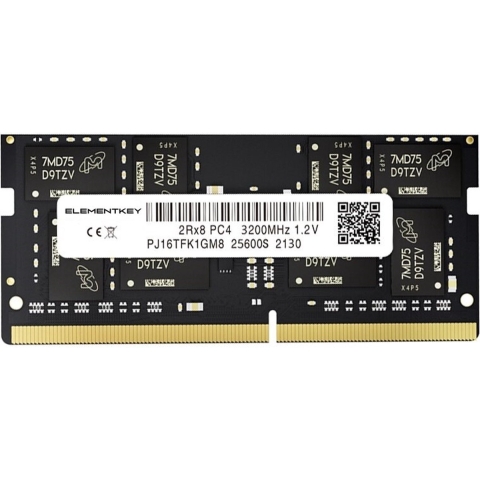 Elementkey SpeedBoost2 - 16GB - DDR4 SODIMM 3200MHz - Extra Snel - 3 Jaar Garantie - Geschikt voor Laptop / Mini PC
