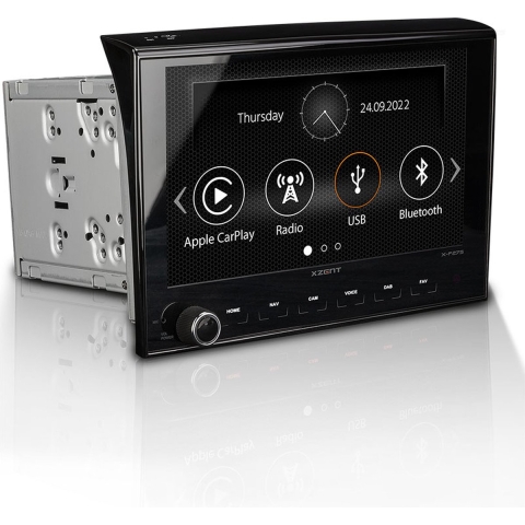 Xzent X-F275 - Pasklare autoradio Fiat Ducato - Apple CarPlay - Bluetooth - USB - Navigatie optioneel