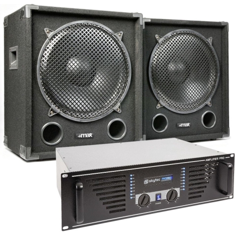 MAX 'Dark Night 15SUB' subwooferinstallatie - 2400W max.