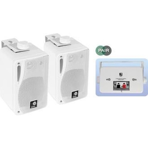 Achtergrond luidsprekers met ophangbeugel - 80 Watt