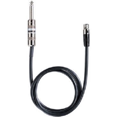 Shure WA302 Instrumentkabel voor alle Shure Bodypack Zenders