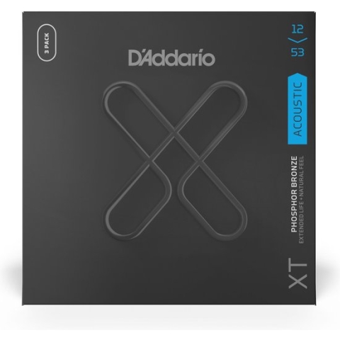 D'Addario XTAPB1253-3P XT 12-53 - Akoestische gitaarsnaren