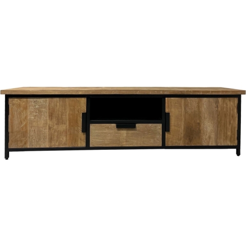 Livingfurn - TV Meubel Tomar 180cm - Teakhout