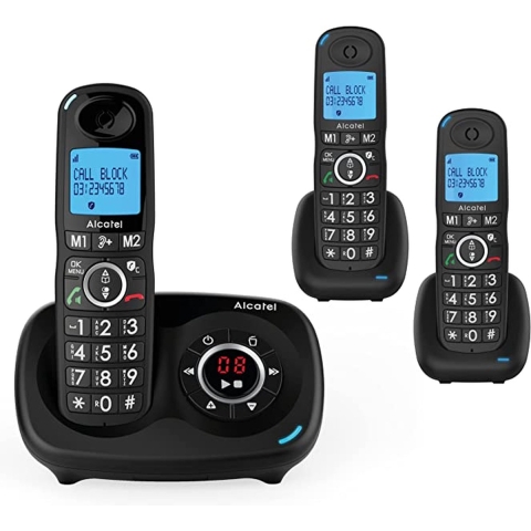 XL595B Trio Dect set met 3 handsets met blokkering ongewenste beller