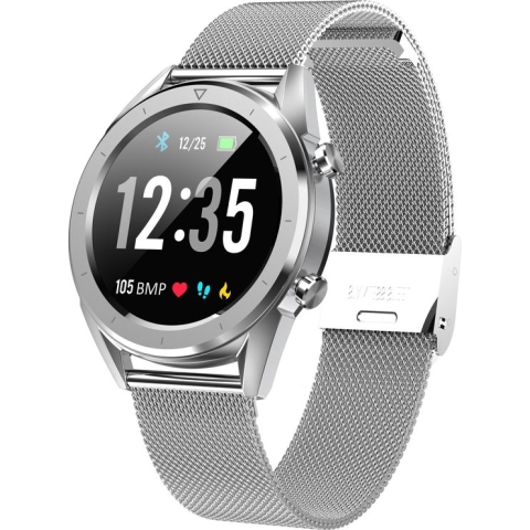 Belesy® Businessmodel - Smartwatch - zilver - Moederdag