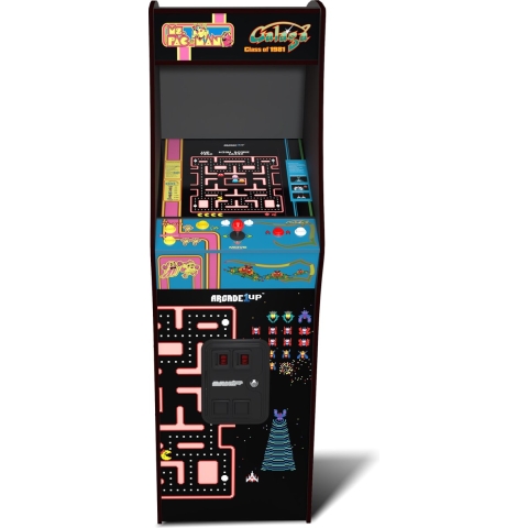 Arcade1Up - Ms. Pac-Man vs Galaga - Klasse van 81 - Luxe Arcade Machine met 12 klassieke games