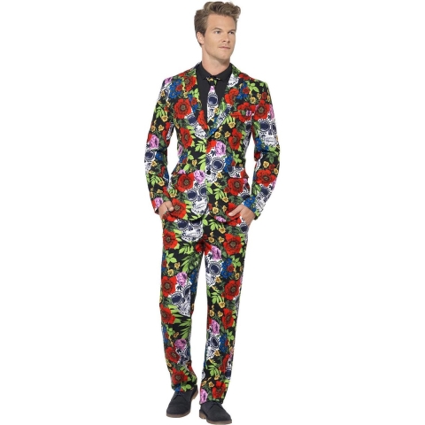 Mr. Skelet Dia de los Muertos kostuum voor mannen - Volwassenen kostuums