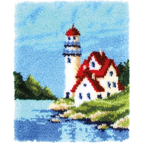Knooptapijt kit Vuurtoren - Vervaco - PN-0168737