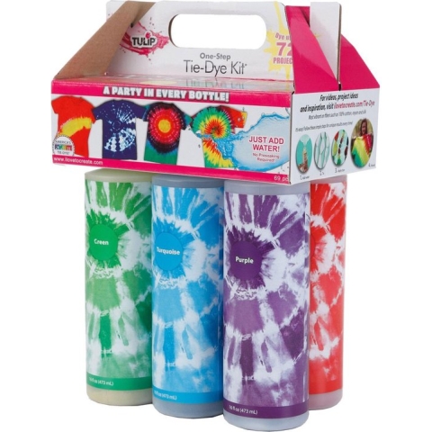 Tulip One-Step Tie Dye - Tie Dye Kit 6 Colors Party