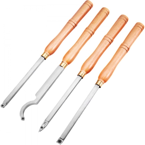 Dakta® Carbide Houtdraai Gereedschappen Voor Draaibank En 4 Wood Draaigereedschap