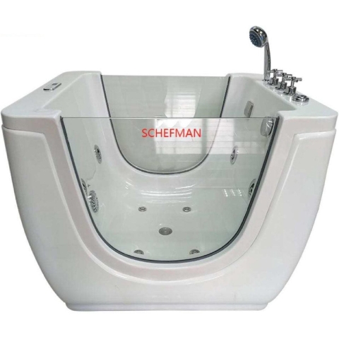 SCHEFMAN® Baby Spa Bad | Zuigeling Zwem oefening | Gezonde Baby Huid