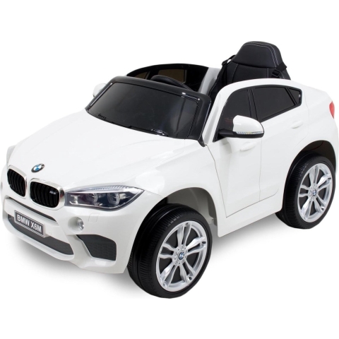 BMW X6 Elektrische Kinderauto – 12V – 35cm Zit Hoogte – 1-3 Jaar – Afstandsbediening – Extra Functies – Wit